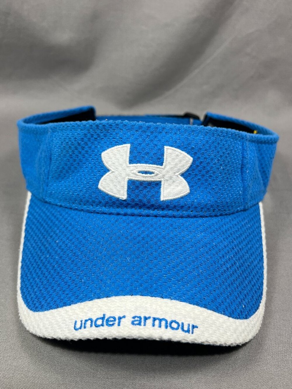 Under Armour UA Womens HeatGear Blue Visor Adjustable Strapback Running Golf Hat